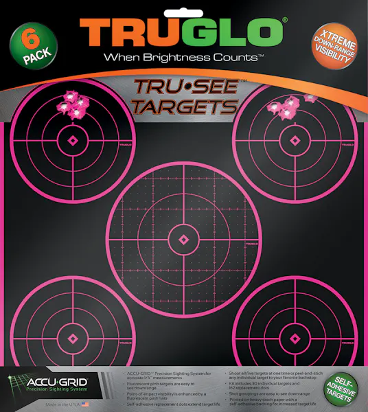 Truglo TRUGLO Tru-See 5-Bullseye Target