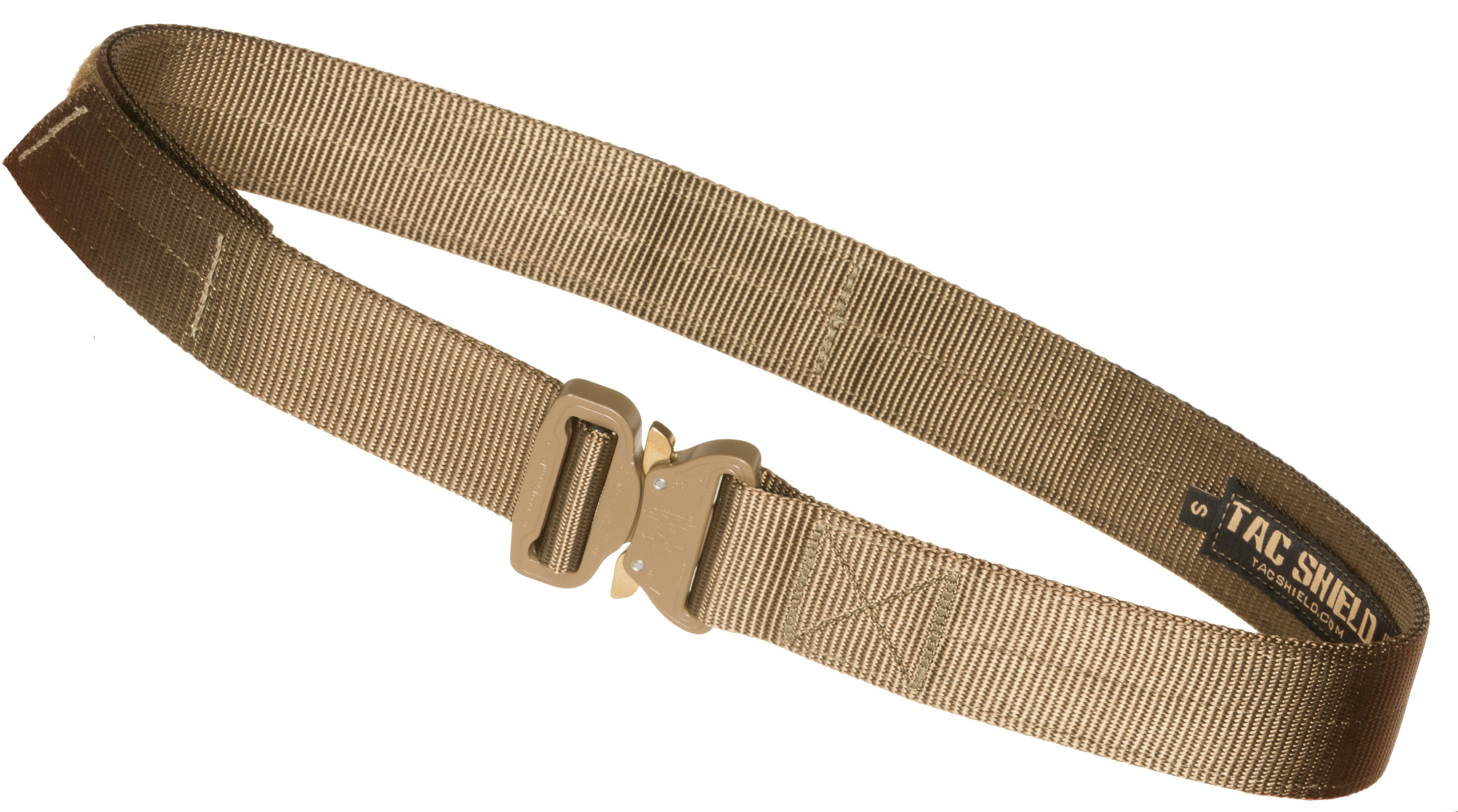 Tacshield Tactical Gun Belt - Width: 1.50", Size: 30" - 34", Color: Coyote-img-0