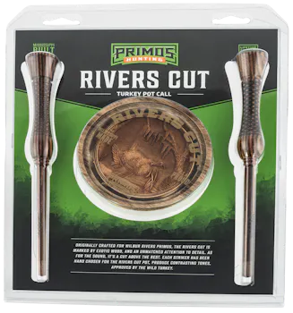 Primos Rivers Cut Friction Call Turkey Sounds Brown Hardwood