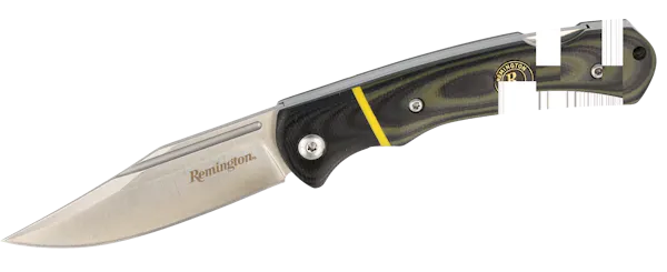 Remington Accessories Hunter Lock Back Folding Stainless Steel Blade Multi-Color G10 Handle