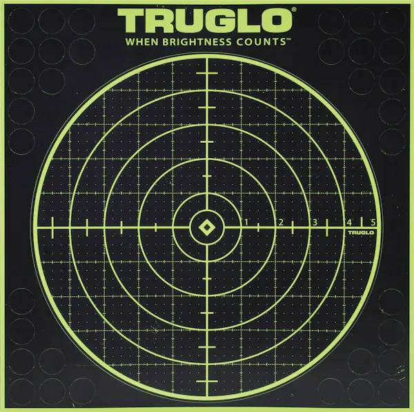 Truglo TRUGLO Tru-See Bullseye Target Black/Green
