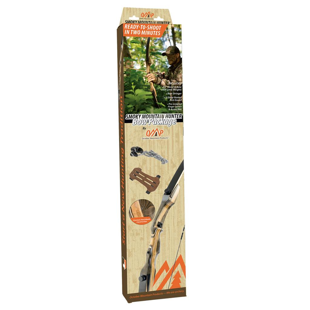 October Mountain Smoky Mountain Hunter Bow Package - 62 in. 45 lbs. RH-img-0