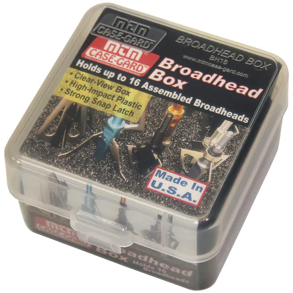 MTM Broadhead Box - Clear