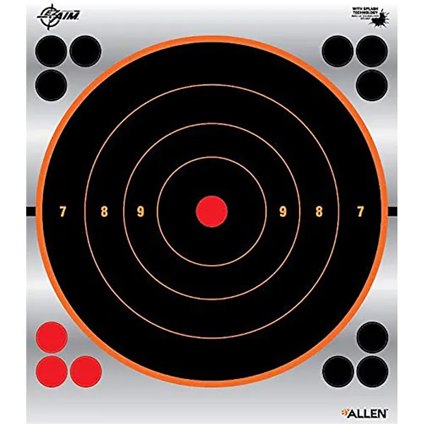 Allen EzAim Reflective Bullseye Target - 9 in. 6 pk.