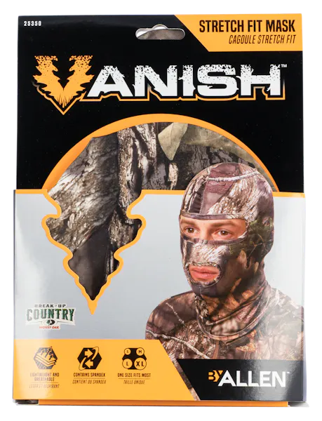 ALLEN COMPANY INC         Vanish Stretch Fit Mask Mossy Oak Break-Up Country Spandex Full Face Mask OSFA