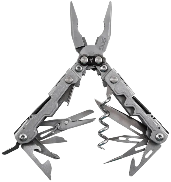 S.O.G PowerLitre Multitool - 5Cr15MoV Stainless Steel Features 19 Tools