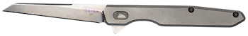DIAMONDBACK KNIFEWORKS Southern Grind Quill Folding Tanto Plain Satin S35VN SS Blade/Titanium Handle