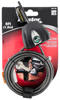 Covert Scouting Cameras Master Lock Python Security Cable Fits Covert Bear/Security Safes 6' Long