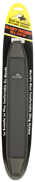Butler Creek 80073 Easy Rider Sling made of Black Neoprene with Sharkskin Back, 48" OAL & Adjustable Design for Rifles