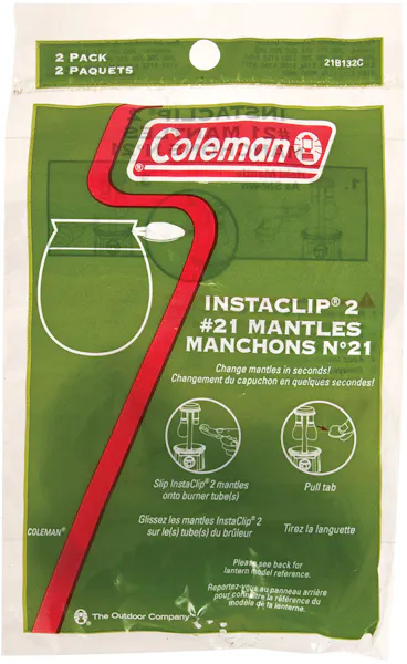 COLEMAN Insta-Clip Mantles No21 2 Pk