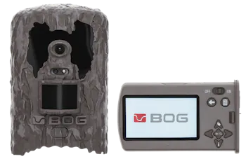 Bog-Pod Clandestine  Camo 3" Color Display 18 MP Resolution Low Glow Flash Trail Camera