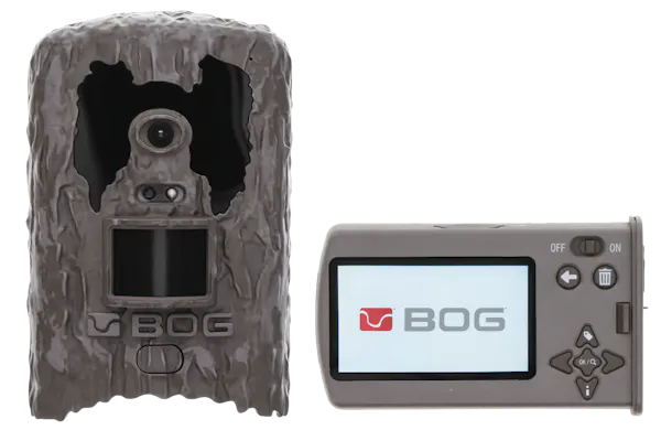 Bog-Pod Clandestine  Camo 3" Color Display 18 MP Resolution Low Glow Flash Trail Camera