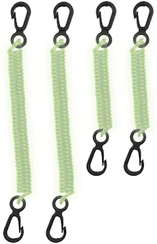 SEATTLE SPORTS Dry Doc Coiled Tether Glow 4 Pack