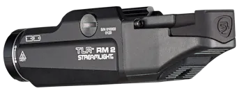 Streamlight TLR RM 2 Weapon Light For Long Gun 1000 Lumens Output White LED Light 200 Meters Beam 1913 Picatinny Rail Mount Black Anodized Aluminum