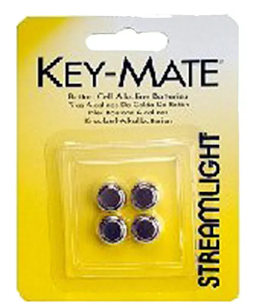 Streamlight Key-Mate LR44 1.5V Alkaline 150 mAh Fits Key Chain Light/MicroStream/MacroStream Accessories 4 Pack