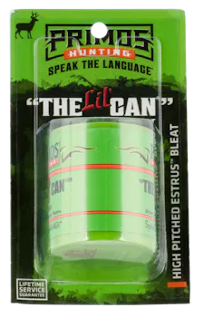 Primos The Lil' Can  Can Call Attracts Deer Green Plastic
