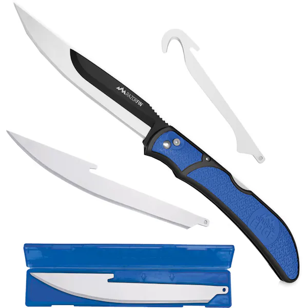 Outdoor Edge Razor-Fin Filet Knife - Blue