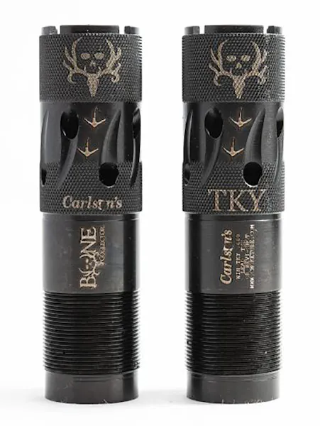 Carlsons Carlson's Choke Tubes Bone Collector WinChoke, Browning Invector, Mossberg 500 Turkey 17-4 Stainless Steel Matte Black (Ported, Extended)