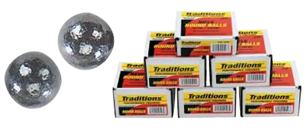Traditions Rifle Lead Round Balls .50 Cal 177 Gr