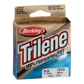 Berkley Trilene 100% Fluorocarbon Ice Fishing Line 
