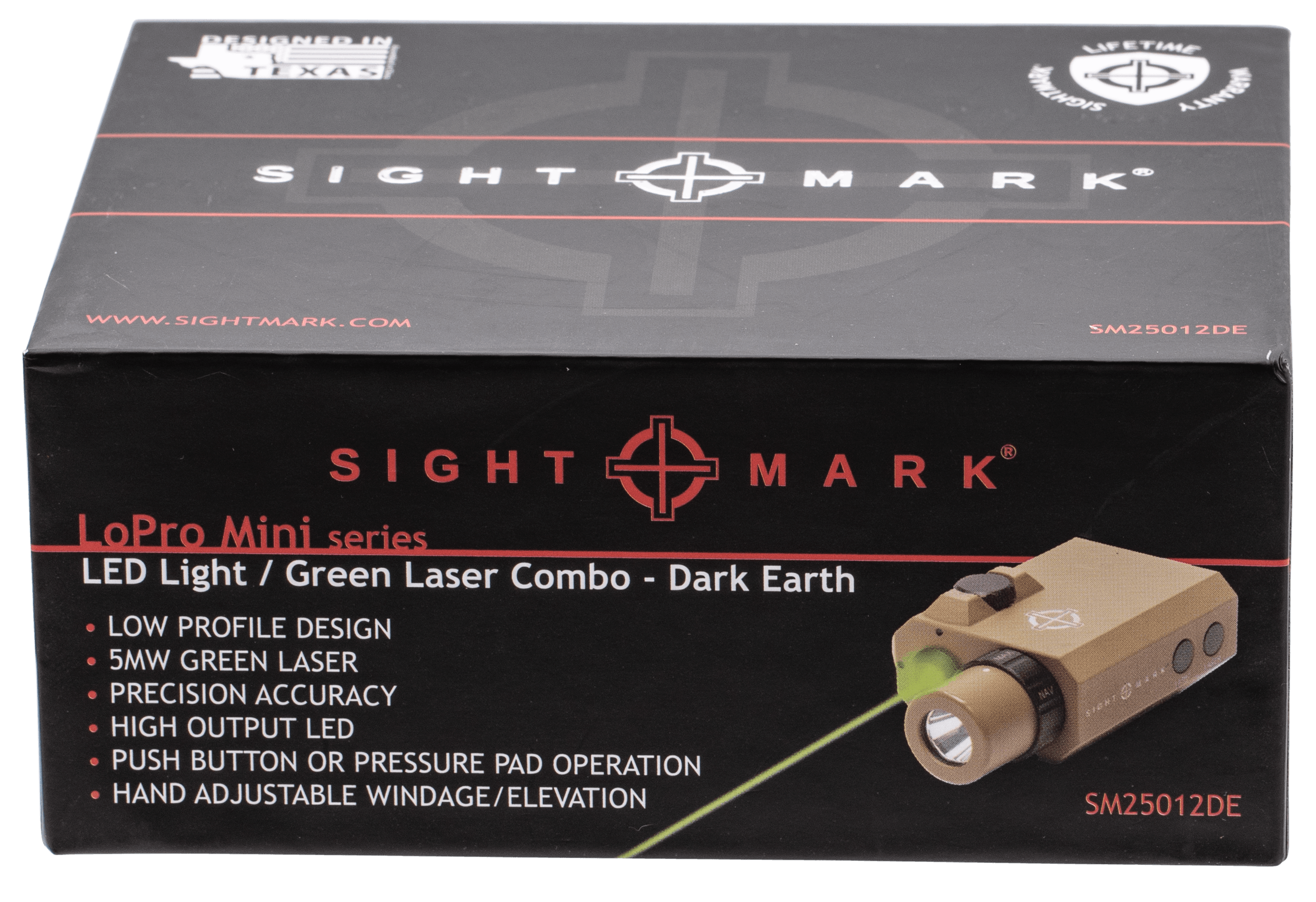 Sightmark LoPro Laser/Light Combo 5mW Green, Size Normal, w 300 Lumen-img-0