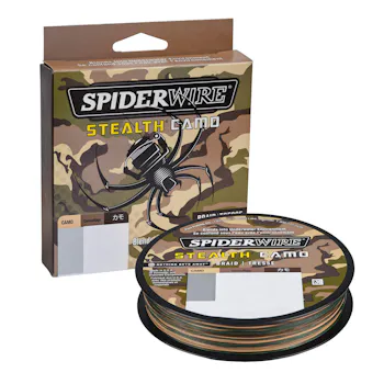 Spiderwire Stealth American Camo Braid - 20lb - 164yds - TackleDirect