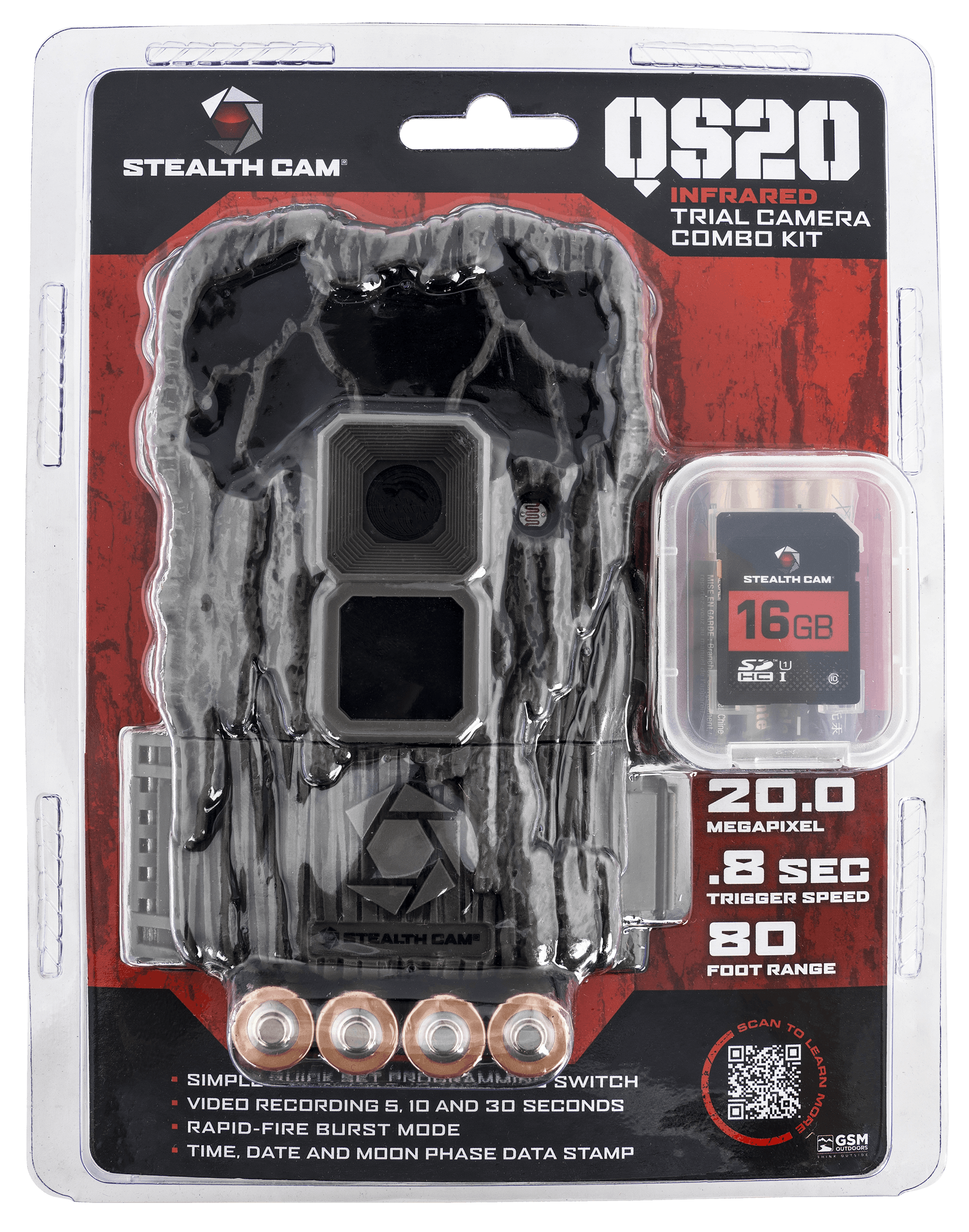 Stealth Cam Q Series Camera SD Card Slot 32GB Memory-img-0