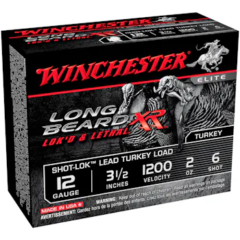 Winchester Ammo WINCHESTER Long Beard XR 12Ga 3.5in #6 2oz 10rd Box Bullets 
