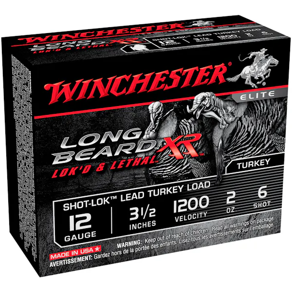 Winchester Ammo WINCHESTER Long Beard XR 12Ga 3.5in #6 2oz 10rd Box Bullets 