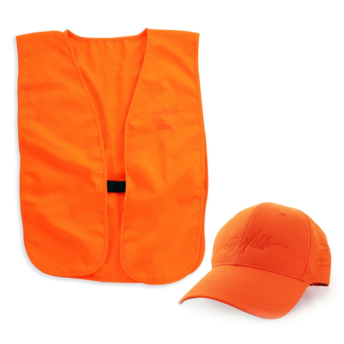 GoWild Blaze Orange Hat & Vest Combo Open Box-img-0