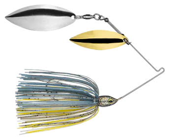 Strike King Tour Grade Spinnerbait Double Willow 1/2 oz Sexy Shad -Fishing Sale-