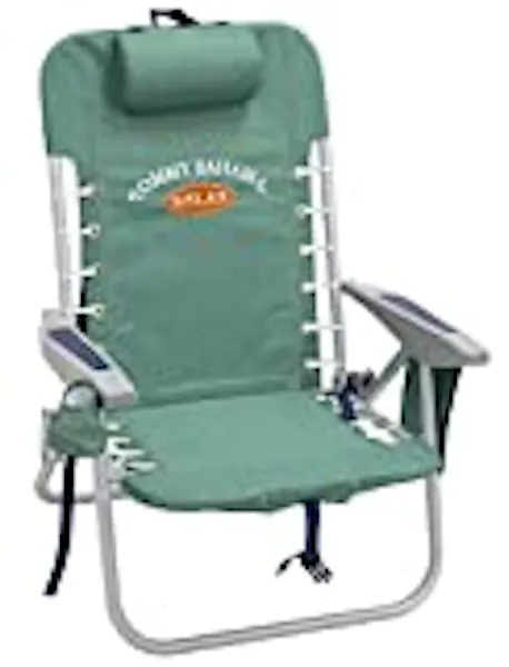 Tommy Bahama ASC529TB-217-1 Lace Up Backpack Beach Chair, 4 Positions, Solid