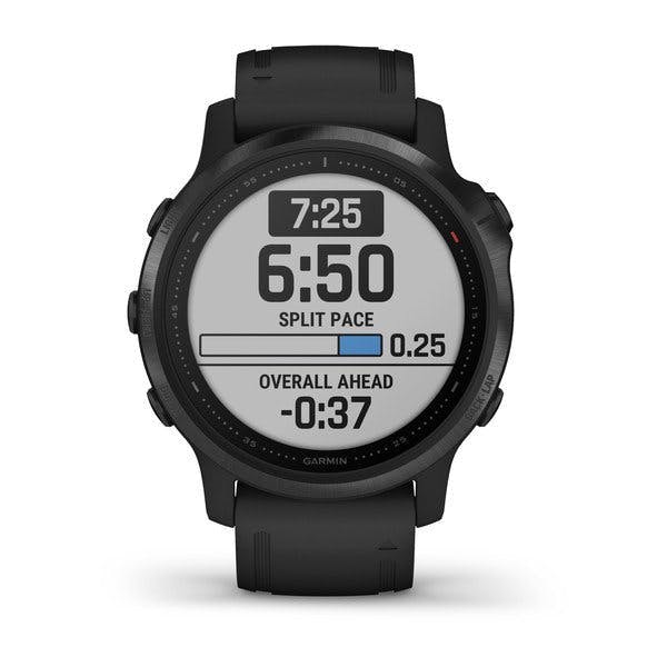 Garmin Fenix 6S Pro Multisport GPS Watch - Black w Black Band Open Box-img-1