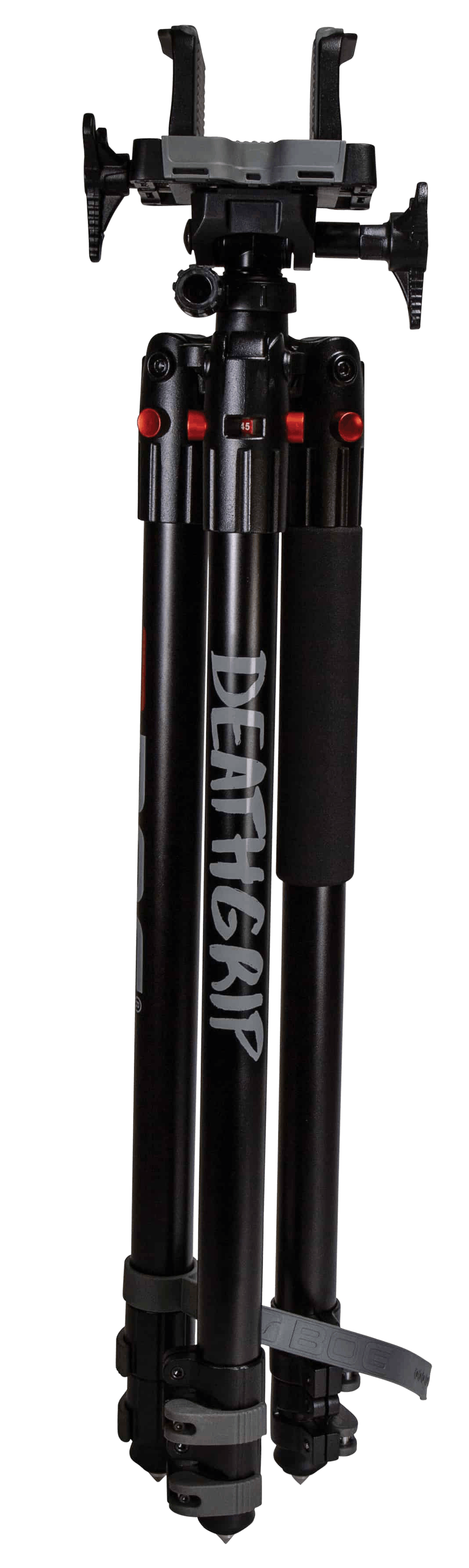 Bog-Pod DeathGrip Aluminum Shooting Tripod - Color: Black-img-0
