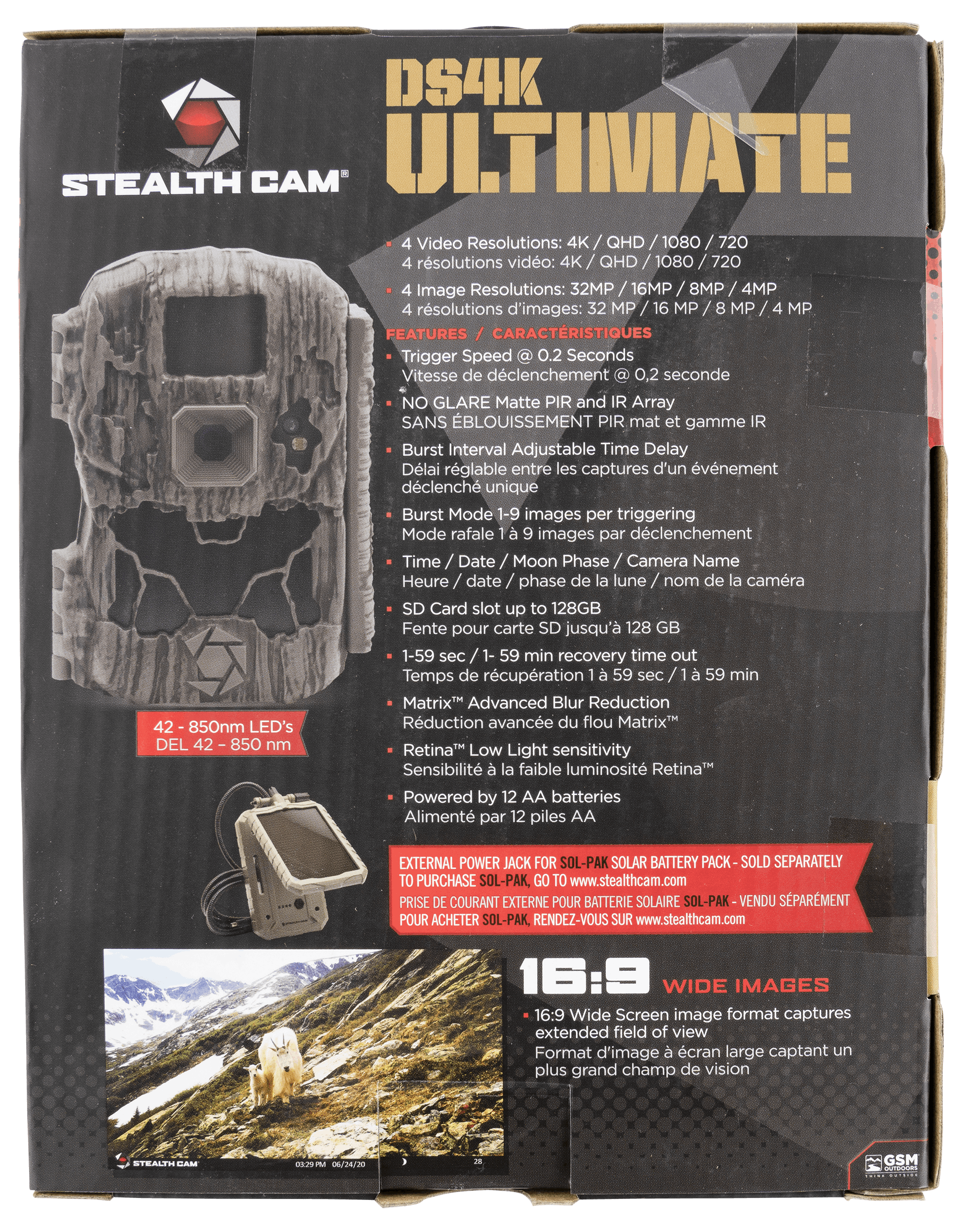 Stealth Cam DS4K Ultimate Camo 32MP Resolution - Trail Camera-img-1
