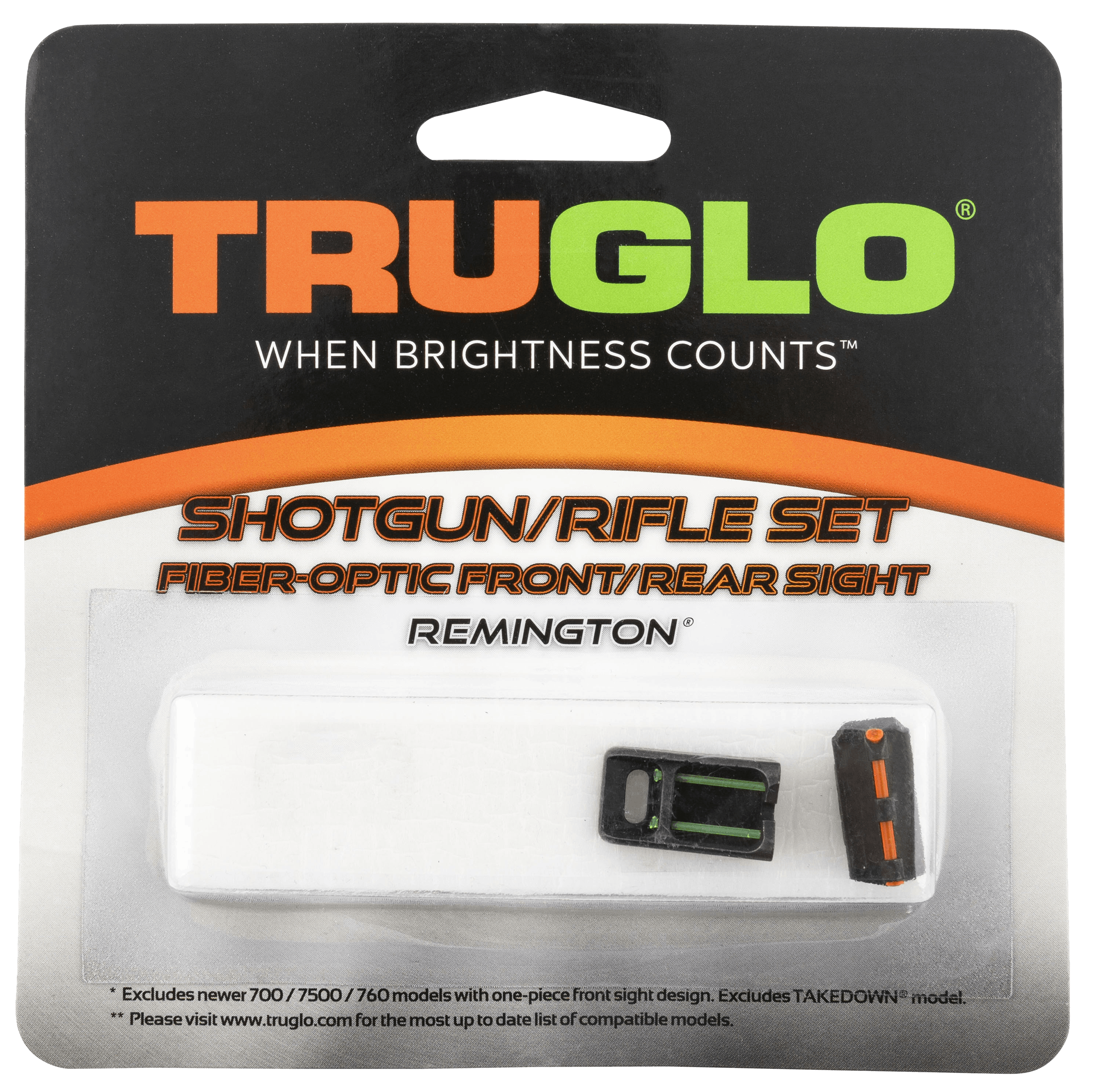 Truglo Fiber-Optic Sight Set for Remington with Iron Site-img-0