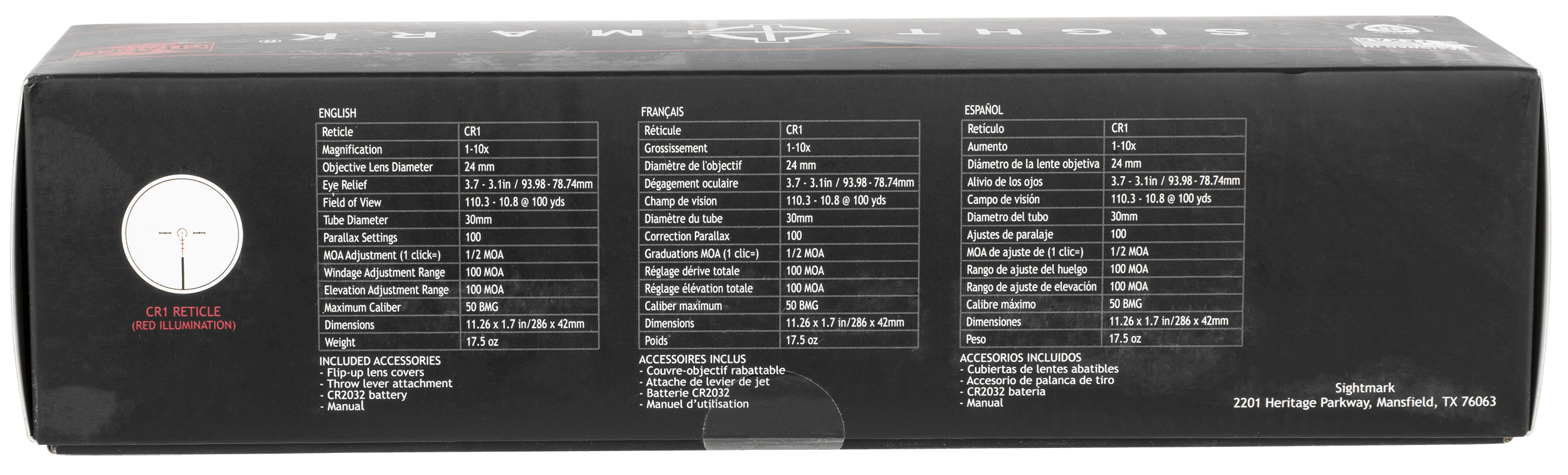 Sightmark Citadel Scope (30mm Tube Diameter) - 1-10x, 24mm-img-2